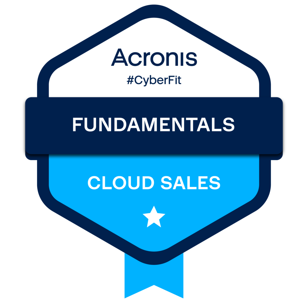 Acronis Cloud Sales Fundamentals