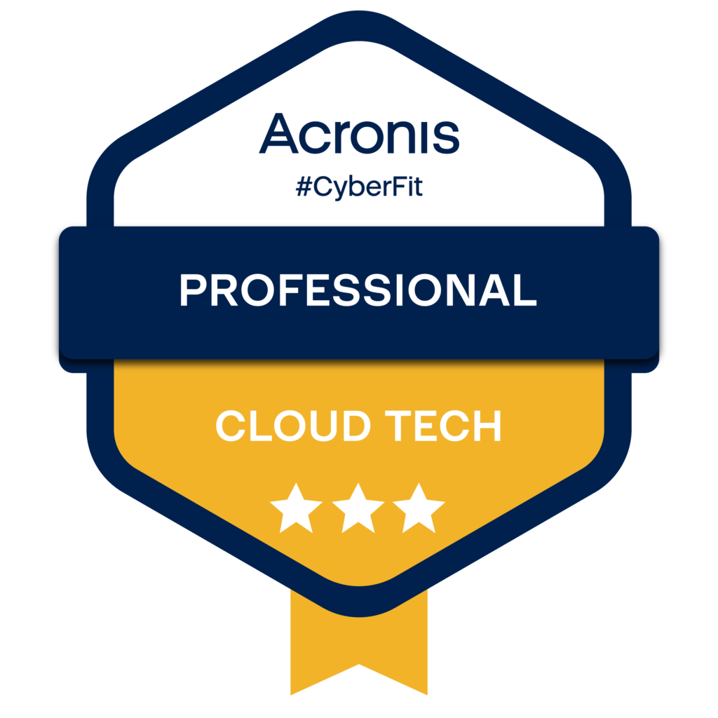 Acronis #CyberFit Cloud Tech Professional Certified